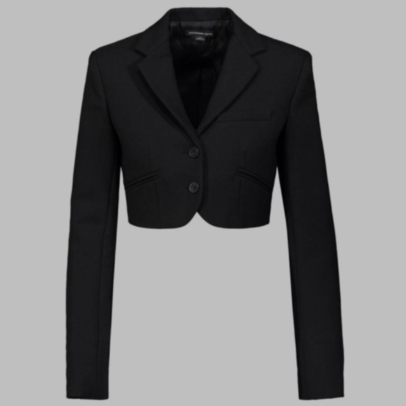 Cropped wool blazer Alexander Wang - Picture 4 of 4
